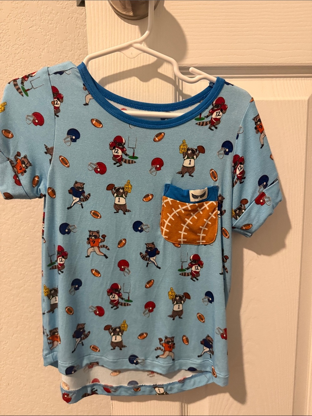 Free Birdees - Football Pocket Tee